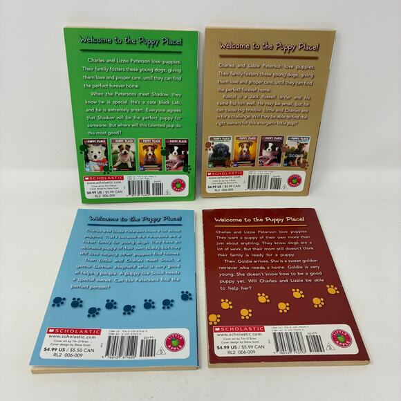 The Puppy Place Books Lot of 4 by Ellen Miles Early Chapter paperback - Picture 2 of 6